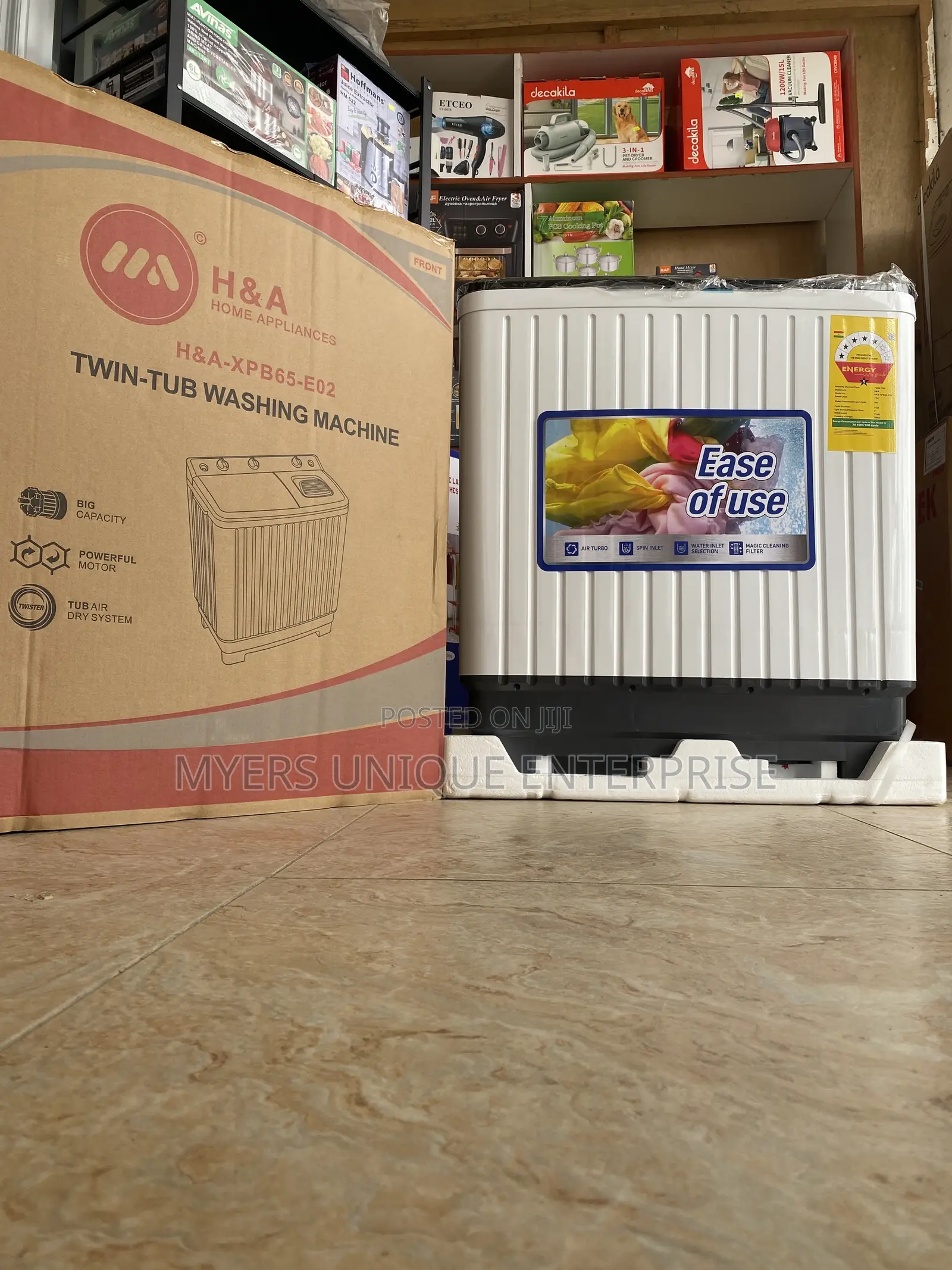 Big Capacity Twin Tub Washing Machine (7kg)