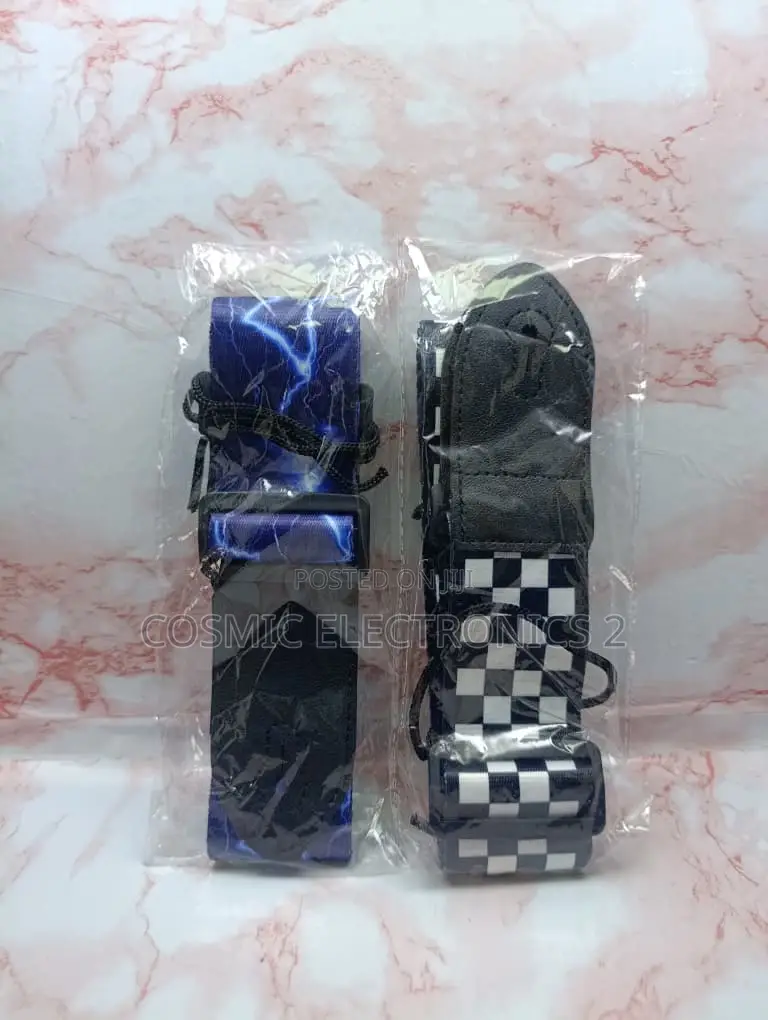 Wide Polyester Guitar Strap for Electric, Acoustic Bass Guitar