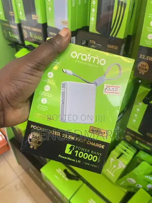 Oraimo PowerNova L11 10000mAh 22.5W Fast Charge Power Bank (OPB-7103C)
