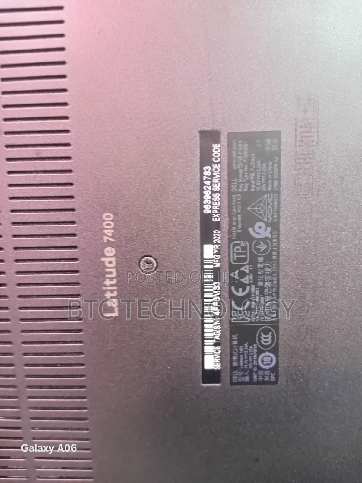 Laptop Dell Latitude 7400 8GB Intel SSD 256GB