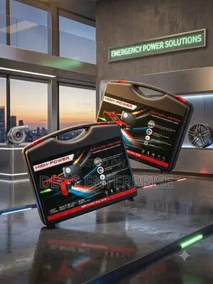 Jump Starter With Air Compressor Smart Cables AC Car Charger