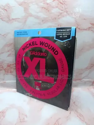 D’Addario EXL170-5SL Nickel Wound 5-String Bass Guitar Strings