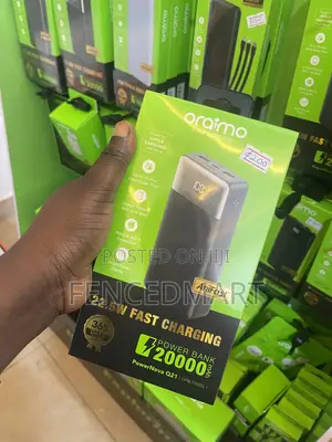 Oraimo PowerNova Q21 20000mAh 22.5W Fast Charging Power Bank