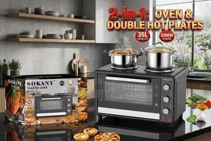 SOKANY 35L Electric Toaster Oven 3200W Multi Cooker Bake Pro
