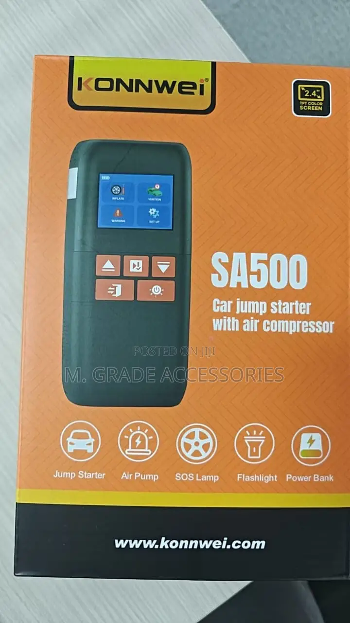 Brand New Konnwei Sa500 Emergency Jumpstarter Power Station