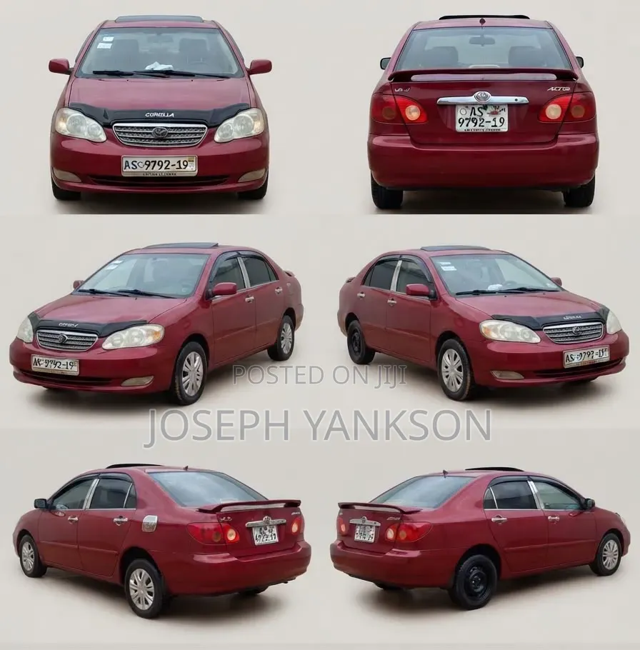Toyota Corolla 2008 Red