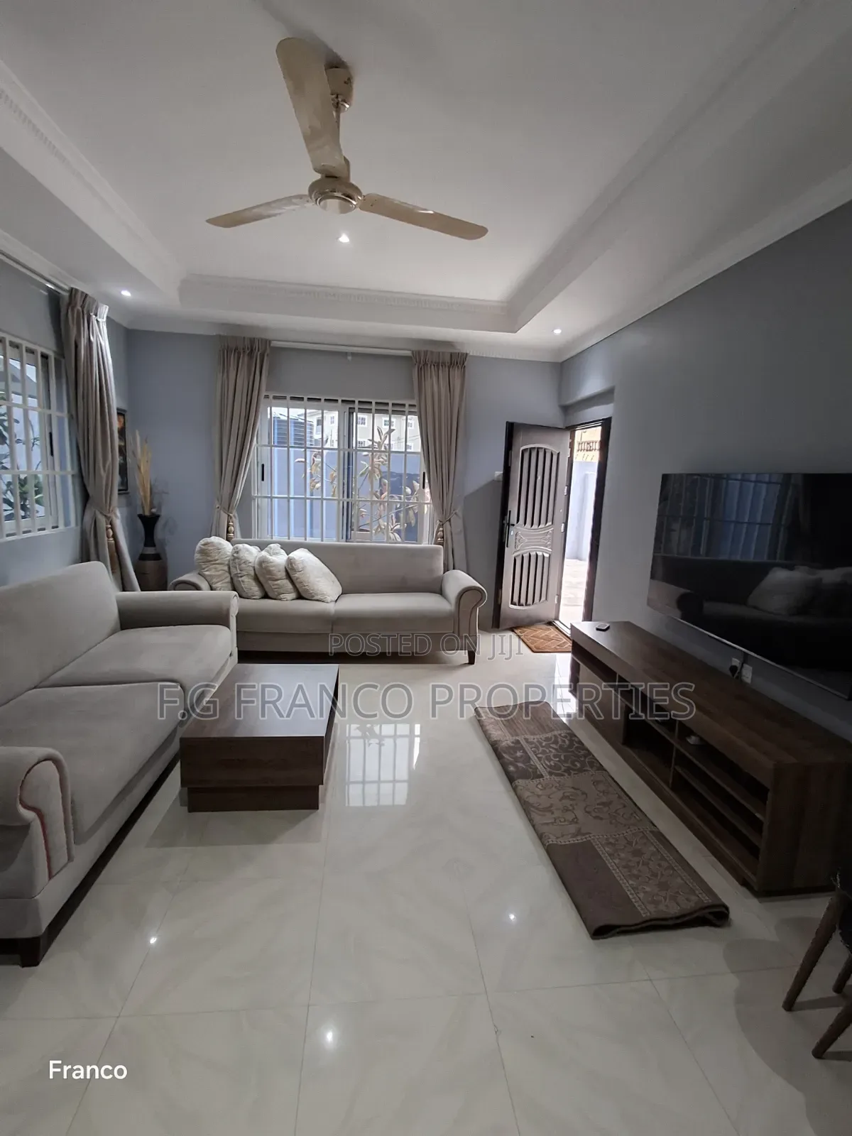 Furnished 2bdrm House in Kg Franco Properties, Baatsona Total for rent