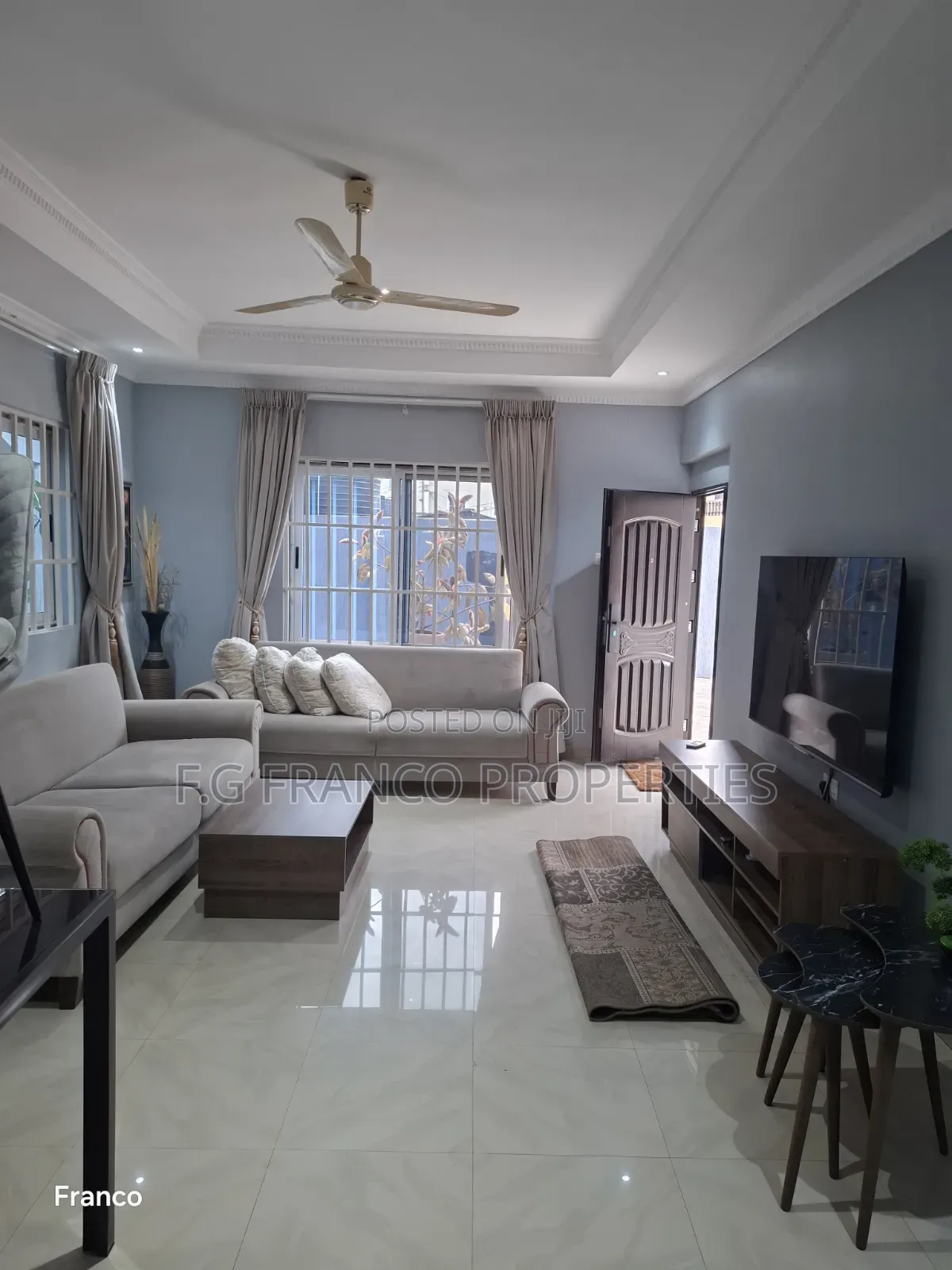 Furnished 2bdrm House in Kg Franco Properties, Baatsona Total for rent