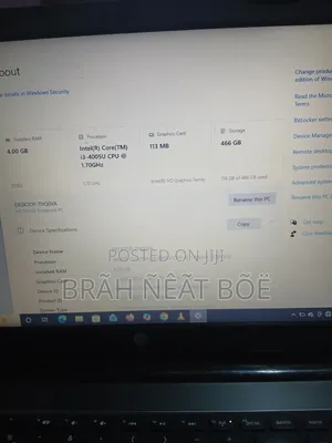 Laptop HP 250 G3 4GB Intel Core i3 SSD 500GB