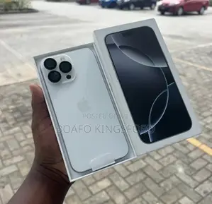 New Apple iPhone 16 Pro Max 256 GB White
