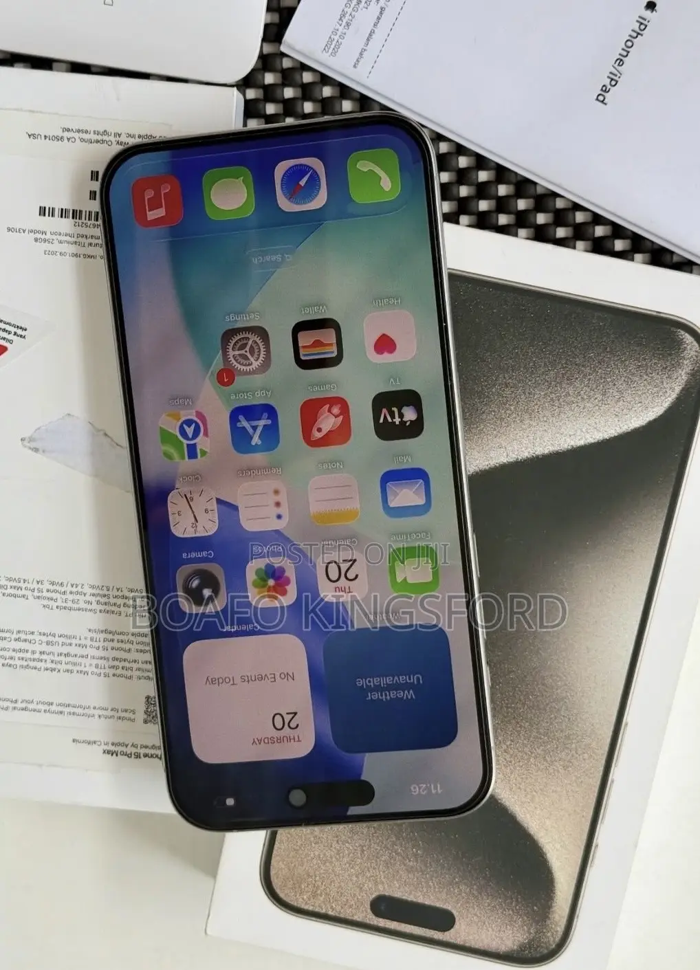 New Apple iPhone 15 Pro Max 512 GB Silver