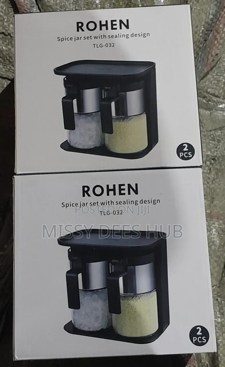 Spice Jar Set With Sealing Design