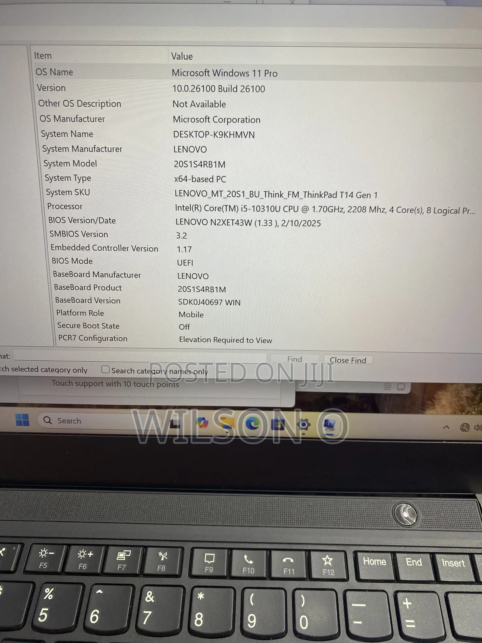 Laptop Lenovo ThinkPad T14 16GB Intel Core i5 SSD 256GB