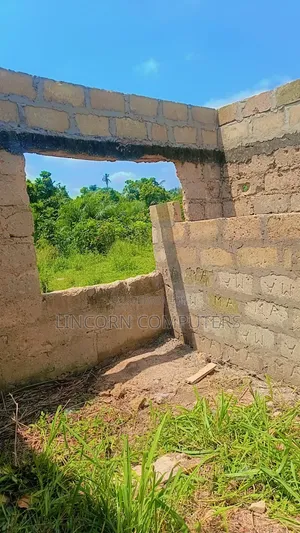 Uncompleted Two Bedrooms on Half Plot. Loc:antoa Krobo