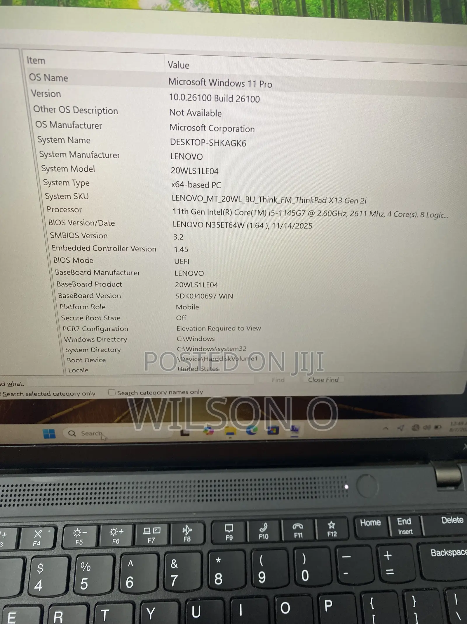 Laptop Lenovo ThinkPad X13 Gen 2 16GB Intel Core i5 SSD 256GB