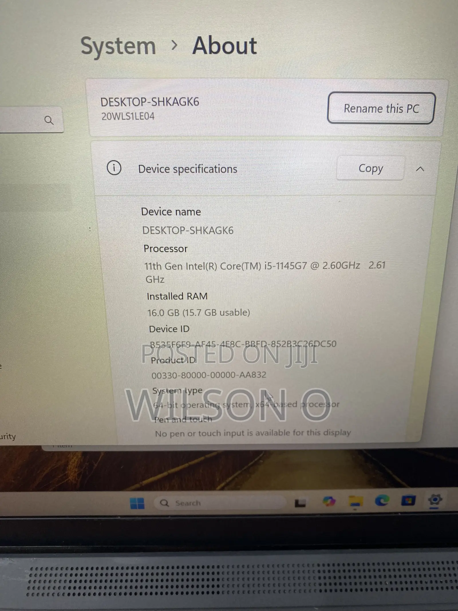 Laptop Lenovo ThinkPad X13 Gen 2 16GB Intel Core i5 SSD 256GB