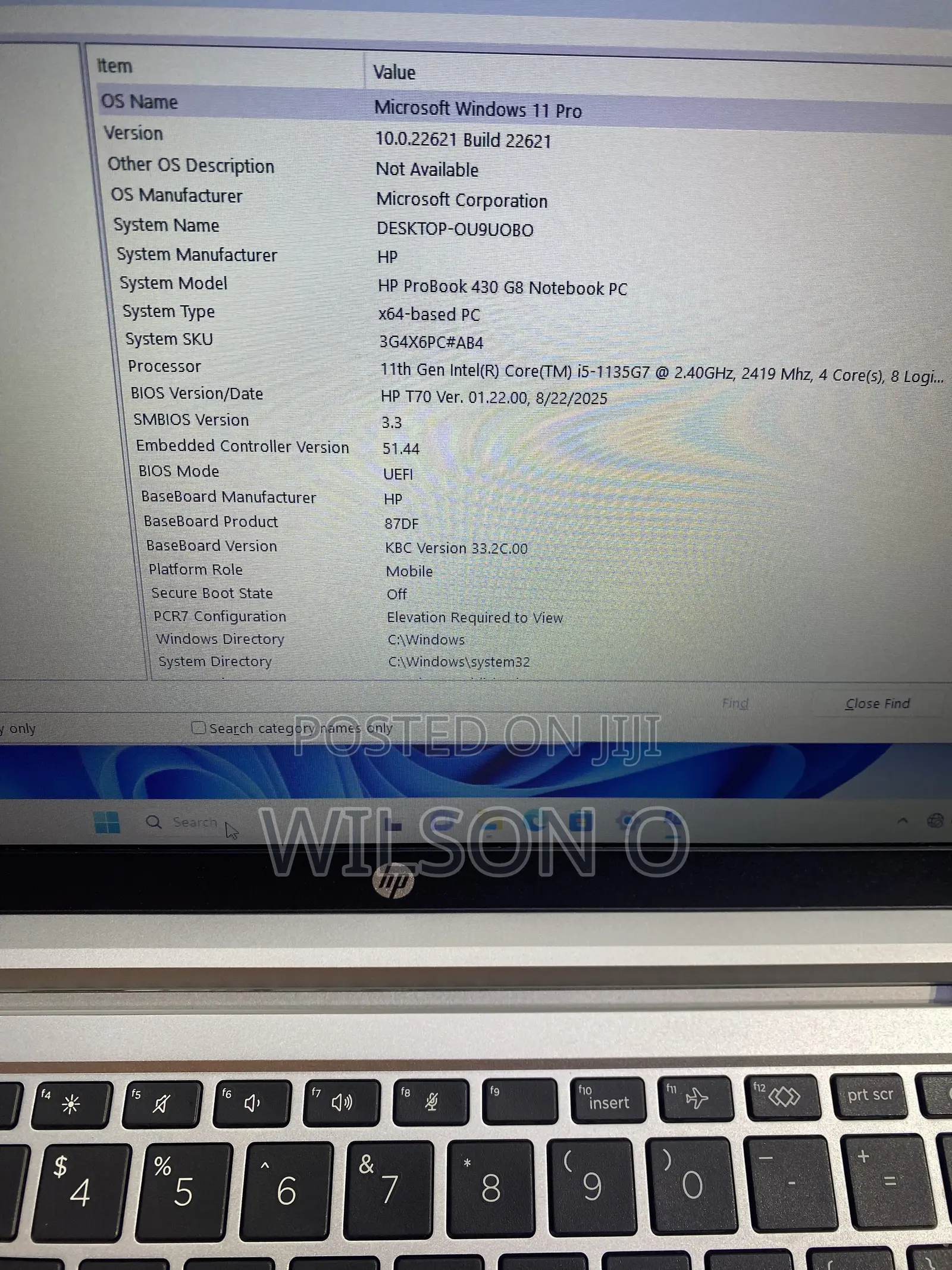Laptop HP ProBook 430 G8 16GB Intel Core i5 SSD 256GB