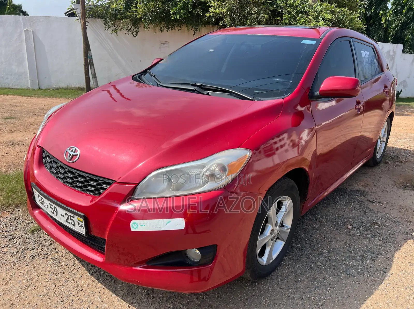 Toyota Matrix S Hatchback AWD (2.4L 4cyl) 2014 Red