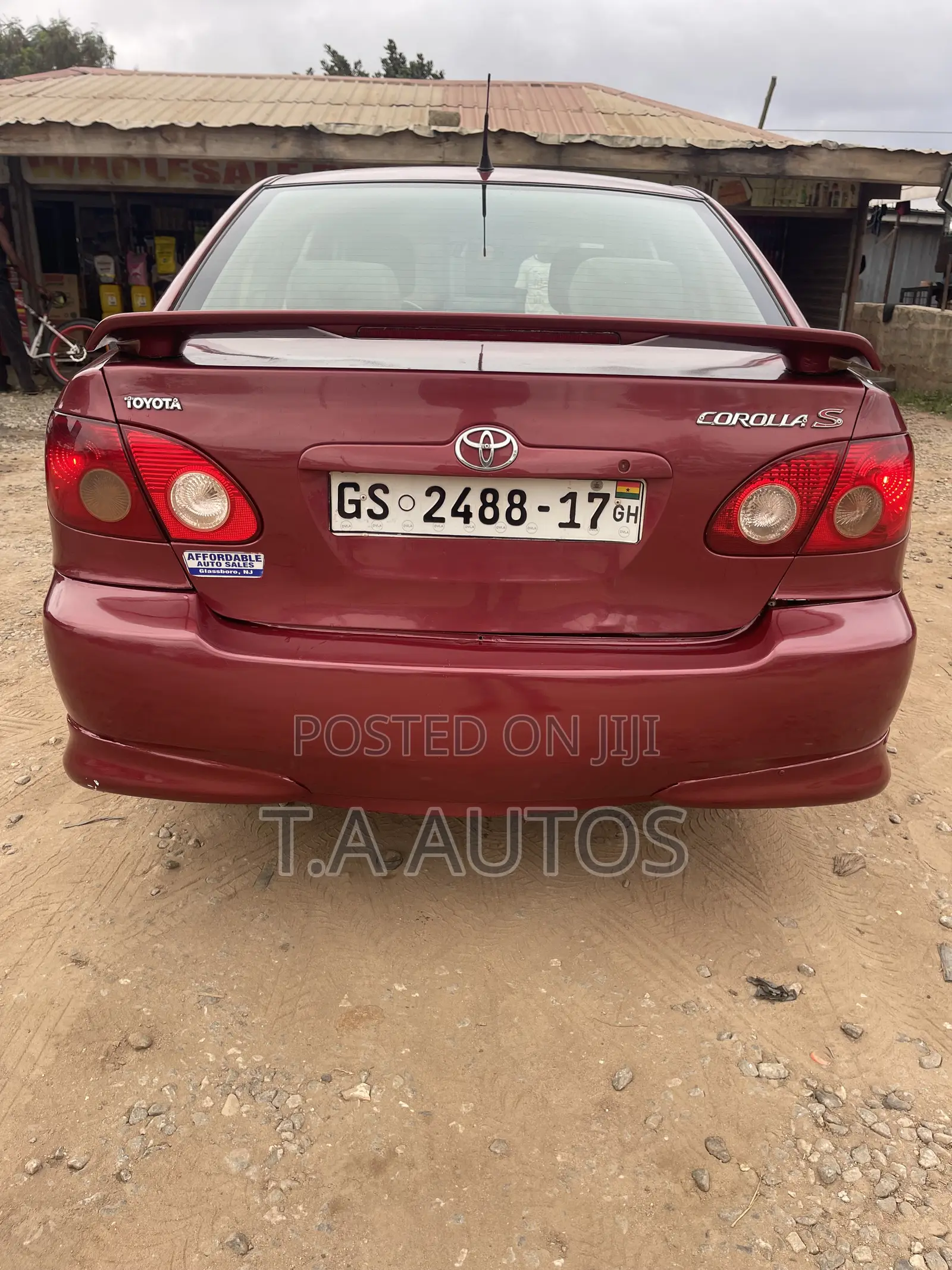 Toyota Corolla S 2007 Red