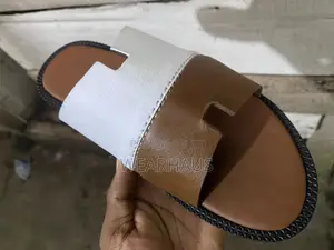 Classic Brown-White Single Strap for Men