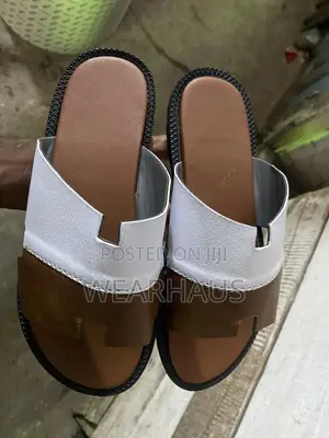 Classic Brown-White Single Strap for Men