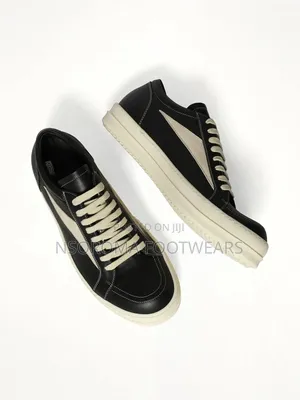 Rick Owens Vintage Leather Low Top Sneakers – (Size 39–45)Gh 450