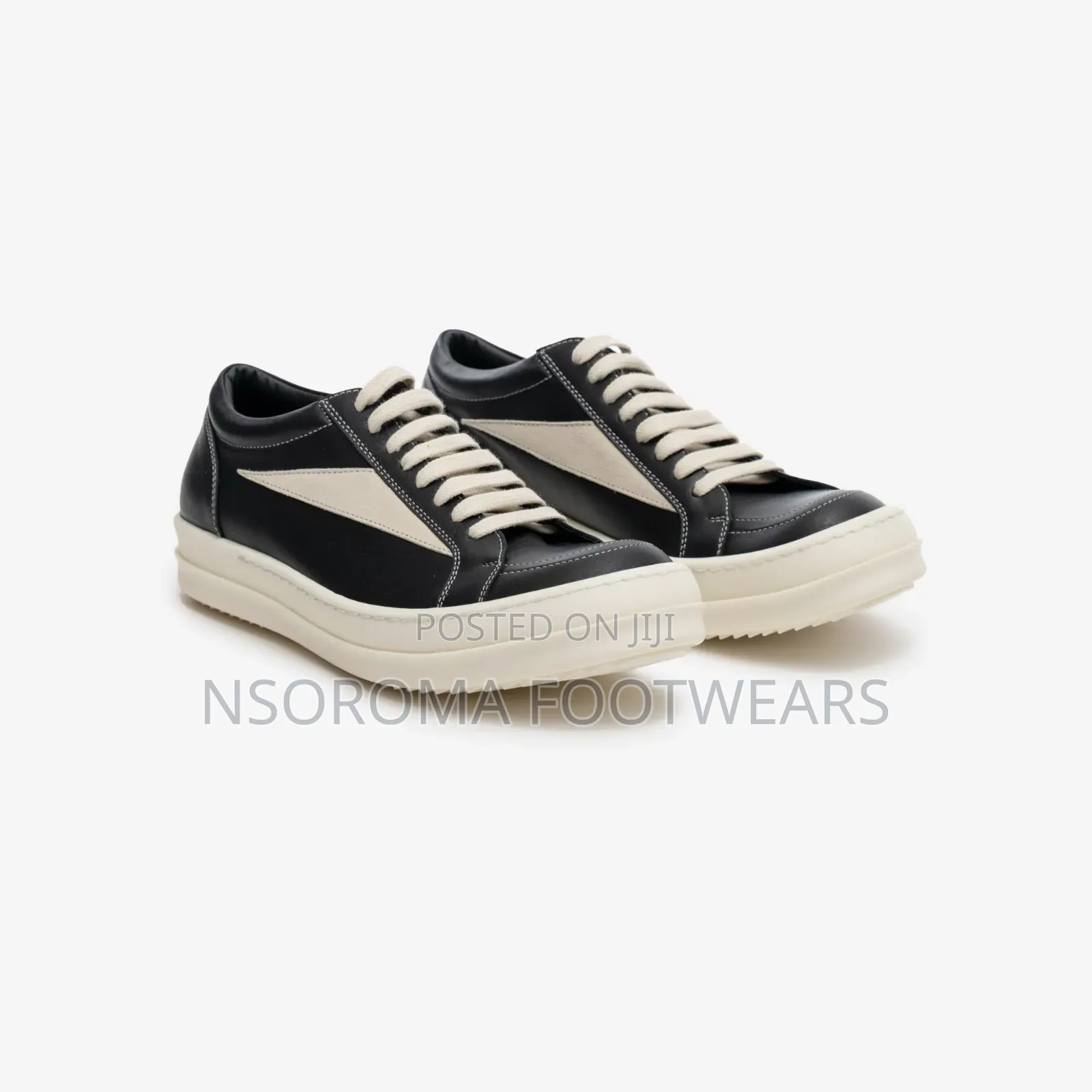 Rick Owens Vintage Leather Low Top Sneakers – (Size 39–45)Gh 450