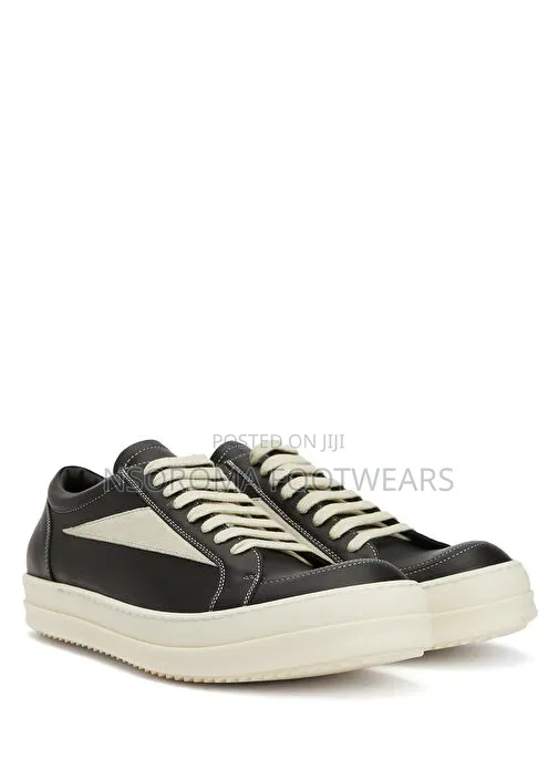 Rick Owens Vintage Leather Low Top Sneakers – (Size 39–45)Gh 450