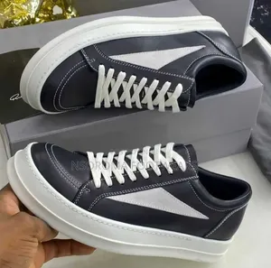 Rick Owens Vintage Leather Low Top Sneakers – (Size 39–45)Gh 450