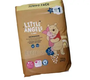 Little Angel Diapers – Size 1 (Newborn) 70pcs