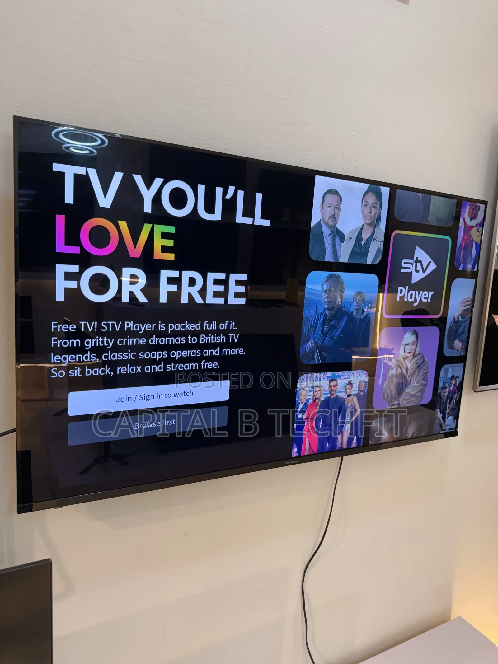 50inches Panasonic Smart Oled Machine /Super Sony Sound Bar