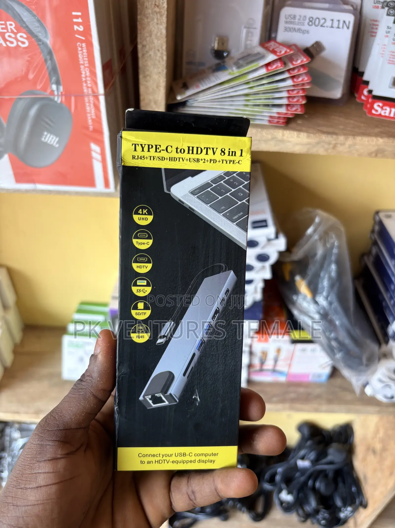 TYPE-C to HDTV 8 in 1