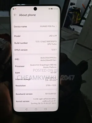 Huawei P50 Pro 256 GB White