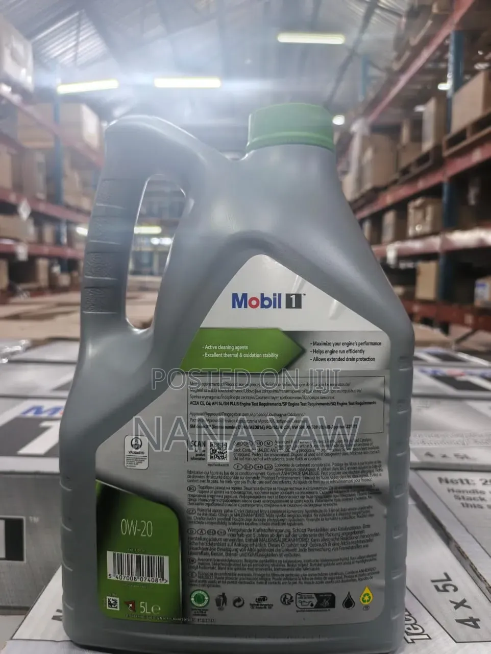 Genuine Mobil 1 Engine Oil | Premium Synthetic Lubricant Available