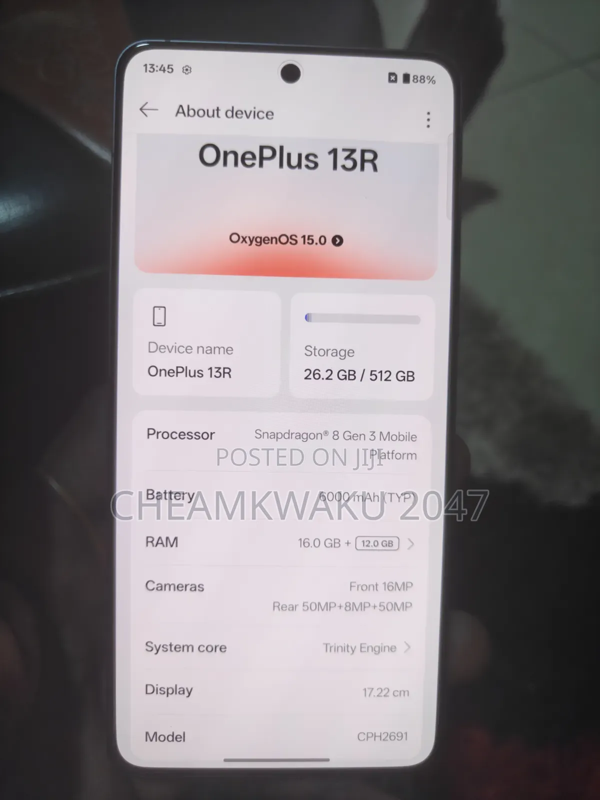OnePlus 13R 512 GB Gray