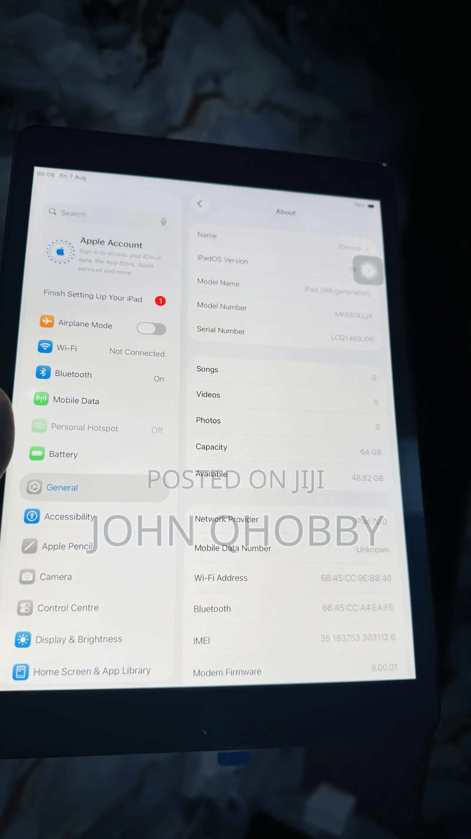 Apple iPad 10.2 (2021) 64 GB Gray