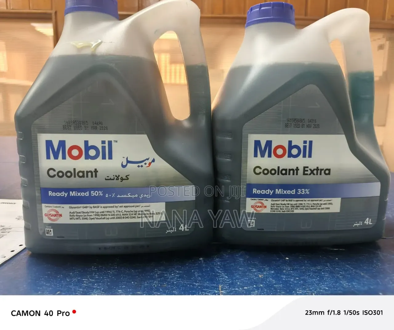 Genuine Mobil Coolant Extra Available