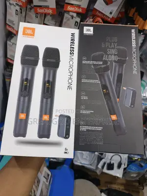 JBL Wireless Microphone Set (2-Pack With Wireless Dongle Receiver)