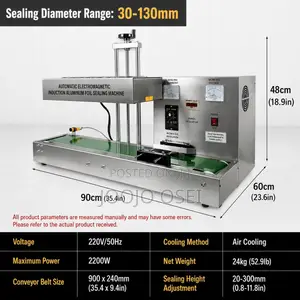 Commercial Automatic Induction Sealer With Conveyor