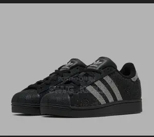 Adidas Superstar II Rhinestone Black Silver