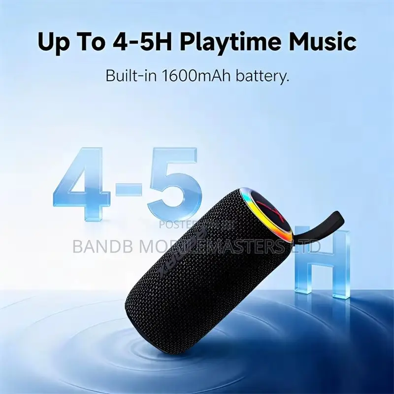 Remax RB-M82 Speaker RGB LED, Extra Bass, IPX4 Waterproof, TWS Stereo