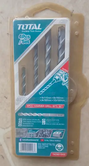 Total Concrete Drill Bits -4pcs
