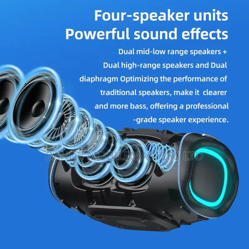 EBS-621 80W Wireless Bluetooth Speaker Waterproof