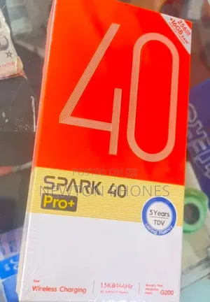 New Tecno Spark 40 Pro+ 256 GB Black