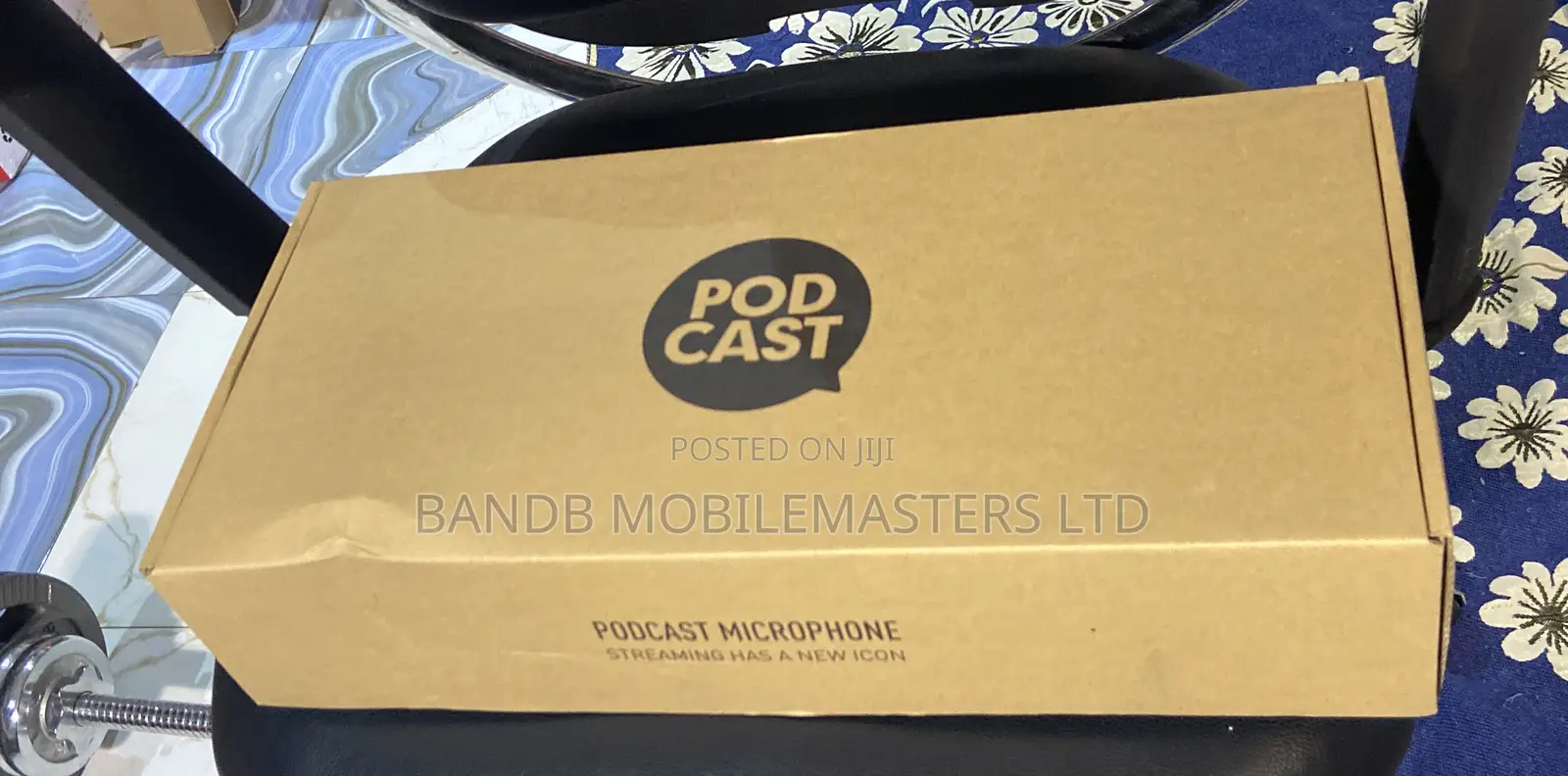 Professional Podcast Microphone Kit With Boom Arm Stand