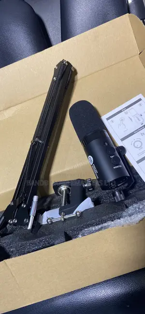 Professional Podcast Microphone Kit With Boom Arm Stand