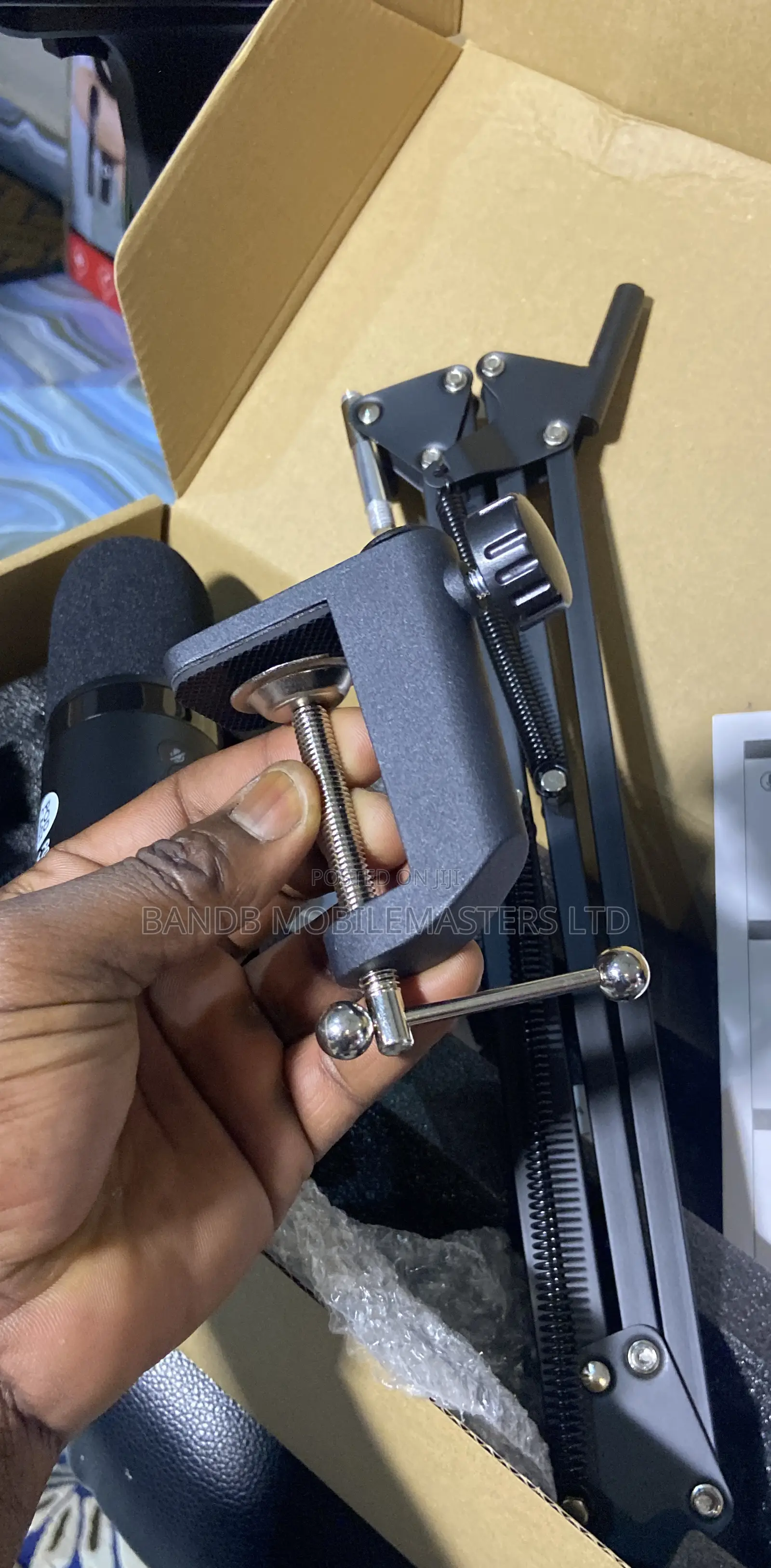Professional Podcast Microphone Kit With Boom Arm Stand
