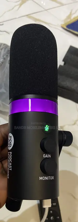 Professional Podcast Microphone Kit With Boom Arm Stand