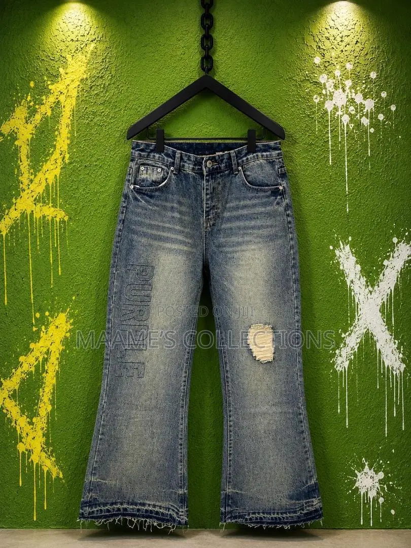 Men’s Premium Baggy Wide-Leg Jeans – Comfortable Trendy