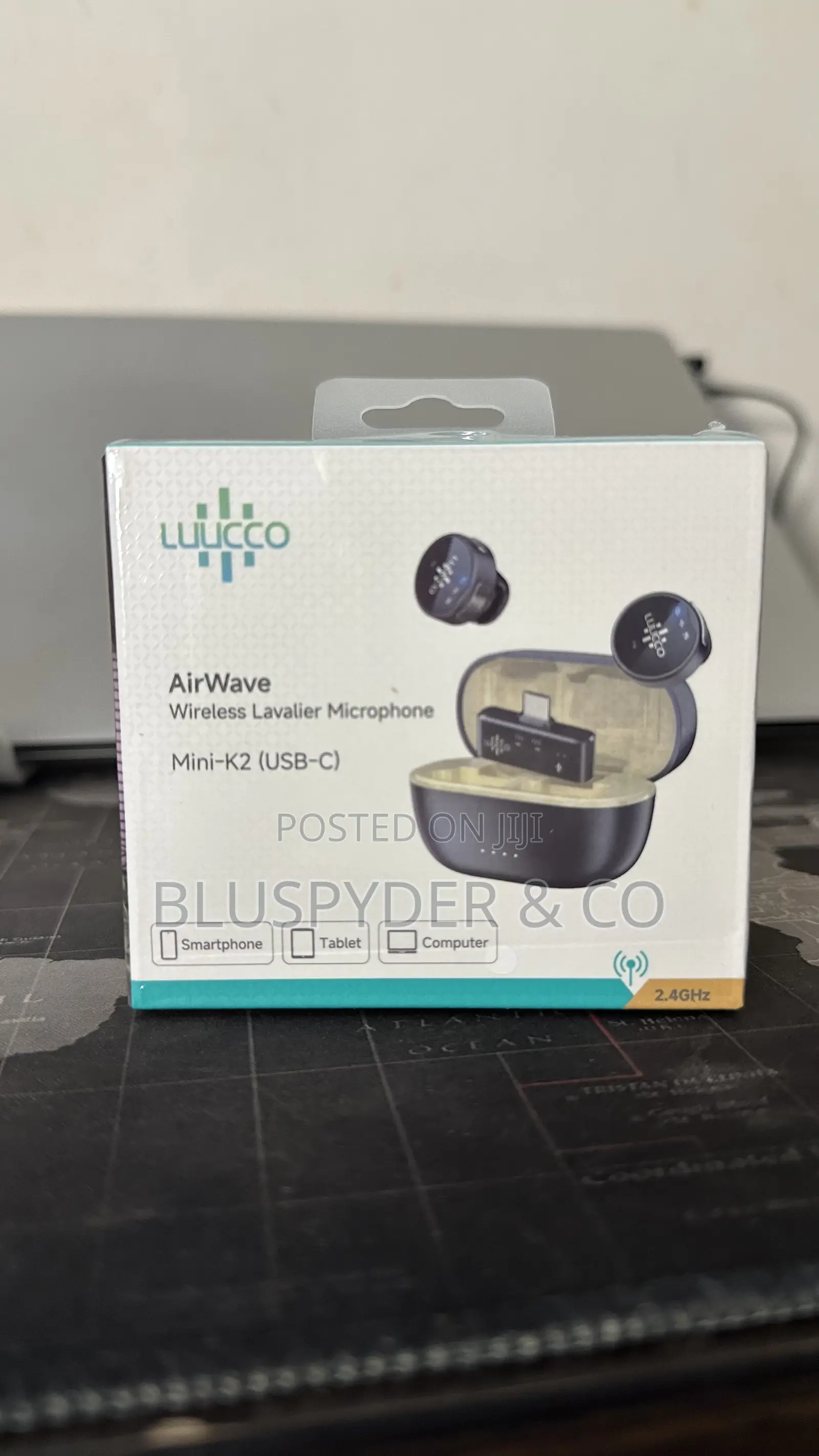 Lucco Airwave Mini-(USB-C) Wireless Lavalier Microphone